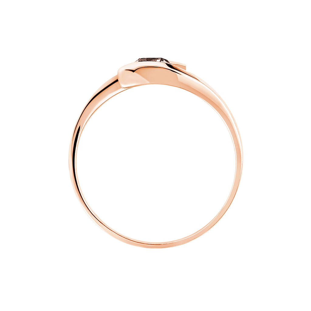 Bague Tiphaine Or Rose Quartz - Bagues solitaires Femme | Histoire d’Or