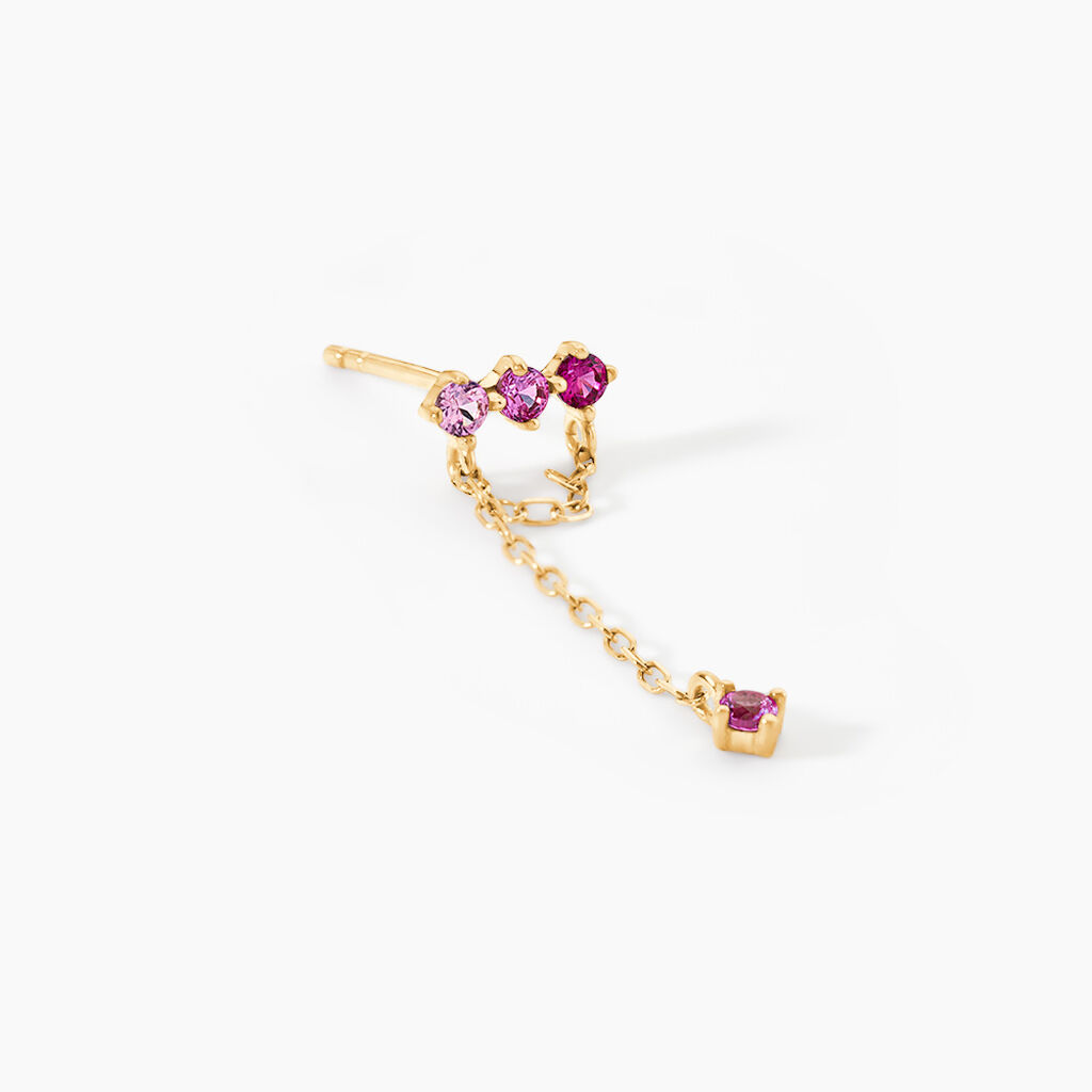 Bijoux D'Oreilles Meriah Or Jaune Oxyde De Zirconium - Ear cuffs Femme | Histoire d&rsquo;Or
