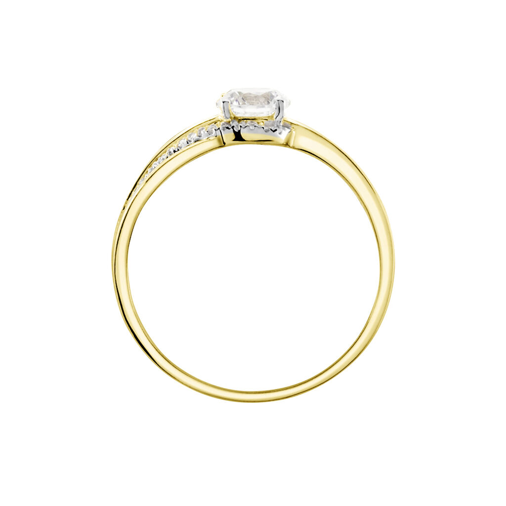 Bague Mavriki Or Jaune Oxyde - Bagues solitaires Femme | Histoire d’Or