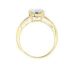 Bague Solitaire Or Jaune Anthyme Oxyde De Zirconium - Bagues solitaires Femme | Histoire d&rsquo;Or