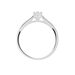 Bague Solitaire En Or Blanc 9 Carats (375) - Taille 54 - Julien D'orcel - Occasion