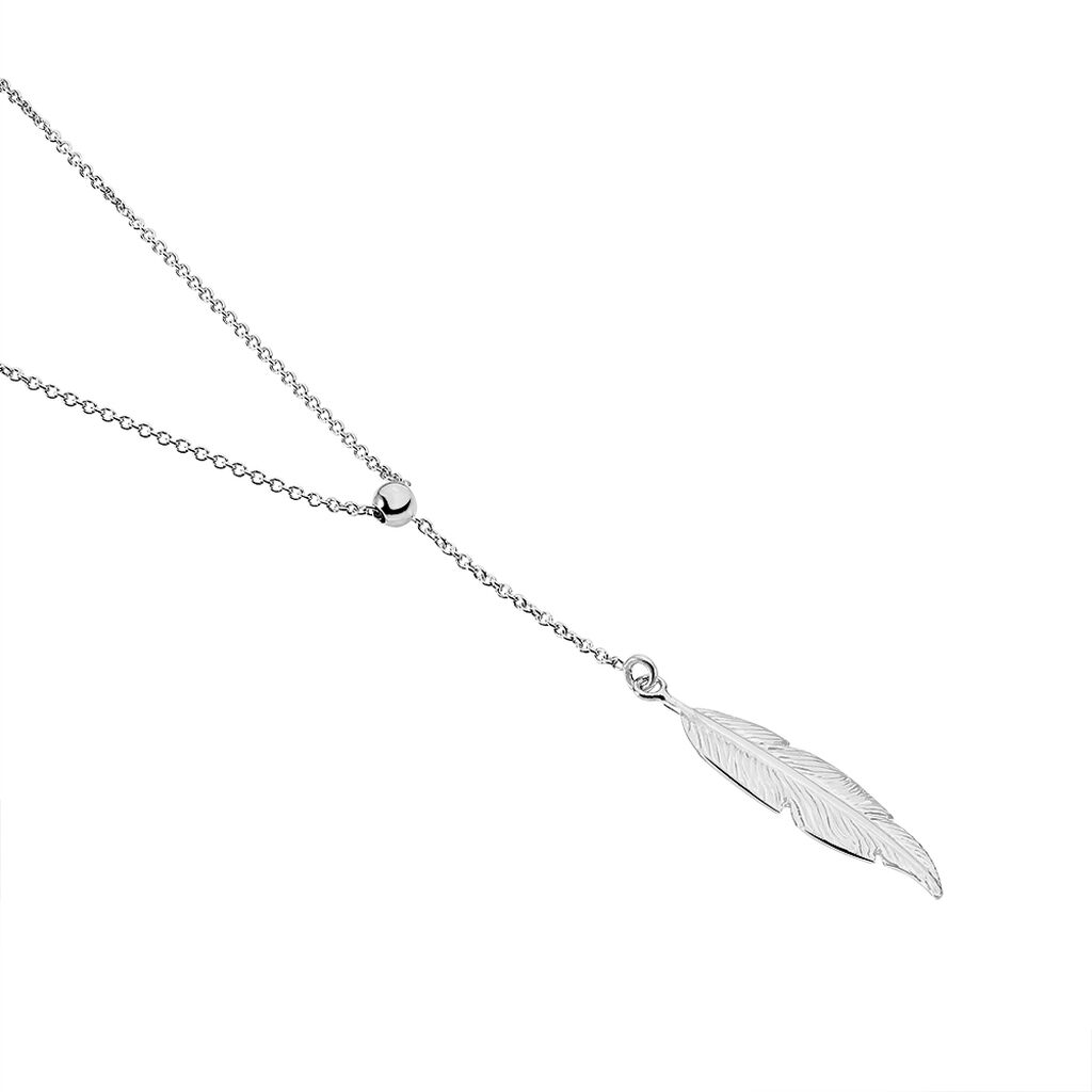 Collier Aliza Argent Blanc - Colliers fantaisie Femme | Histoire d&rsquo;Or