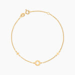 Bracelet Jo&euml;lina Argent Dor&eacute; A L'Or 750/1000 - Bijoux sans pierre Femme | Histoire d&rsquo;Or