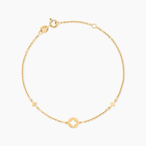 Bracelet Jo&euml;lina Argent Dor&eacute; A L'Or 750/1000 - Bijoux sans pierre Femme | Histoire d&rsquo;Or