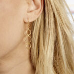 Boucles D'oreilles Pendantes Or Jaune Isabela - Boucles d'oreilles pendantes Femme | Histoire d&rsquo;Or
