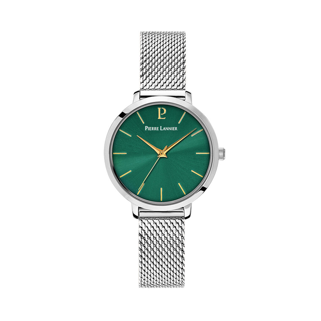 Montre Pierre Lannier Chouquette Vert - Montres Femme | Histoire d’Or