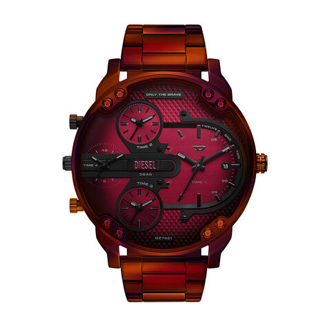 Montre Diesel Mr. Daddy Slim Rouge - Nouveautés Homme | Histoire d’Or