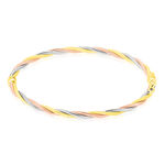 Bracelet Jonc Temani Or Tricolore - Bracelets joncs Femme | Histoire d&rsquo;Or