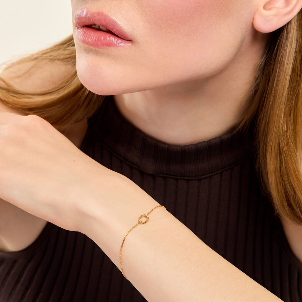 Bracelet Aleria Plaqu&eacute; Or Jaune - Bijoux sans pierre Femme | Histoire d&rsquo;Or
