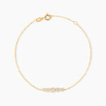 Bracelet Dilwyn Or Jaune Oxyde De Zirconium - Bracelets Femme | Histoire d&rsquo;Or
