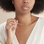 Collier Ivy Maille Haricot Or Jaune - Chaines Femme | Histoire d&rsquo;Or