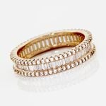 Bague Plaqu&eacute; Or Gallez Oxydes De Zirconium - Bagues avec pierre Femme | Histoire d&rsquo;Or