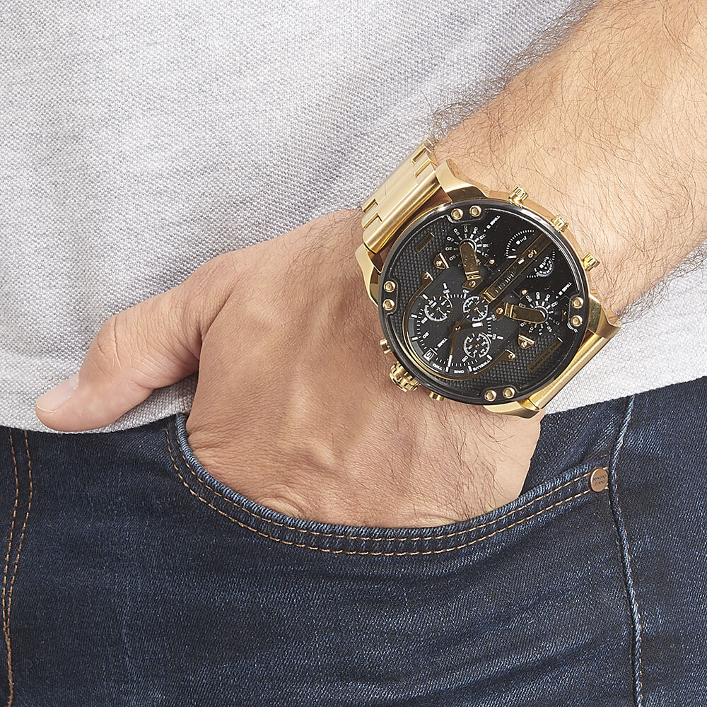 Montres Diesel DZ7333 Acier Boucle déployante simple Jaune Ronde -  HIMHJ1N2190 • Histoire d'Or