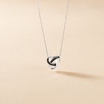 Collier Melina Argent Blanc Oxyde De Zirconium - Colliers fantaisie Femme | Histoire d&rsquo;Or