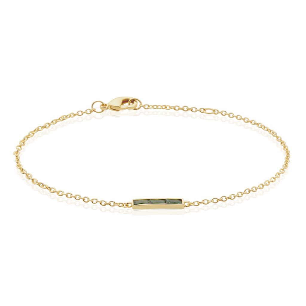 Bracelet Plaqué Or Linnert Oxyde De Zirconium - Bracelets fantaisie Femme | Histoire d’Or