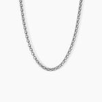 Chaine Nahila Argent Blanc - Chaines Femme | Histoire d&rsquo;Or