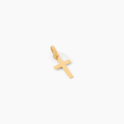 Pendentif Alyssa Croix Or Jaune - Pendentifs Baptême Unisex | Histoire d’Or