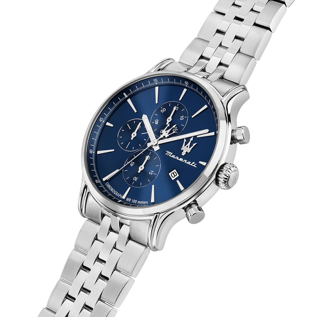 Montre Maserati Epoca Slim Bleu - Montres chronographes Homme | Histoire d&rsquo;Or