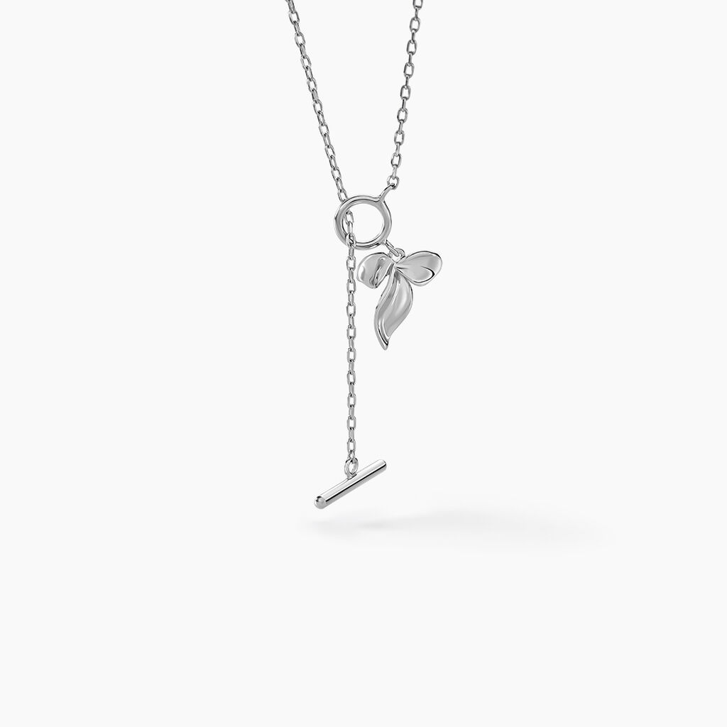 Collier Narcisse Dream Argent Blanc - Colliers fantaisie Femme | Histoire d’Or