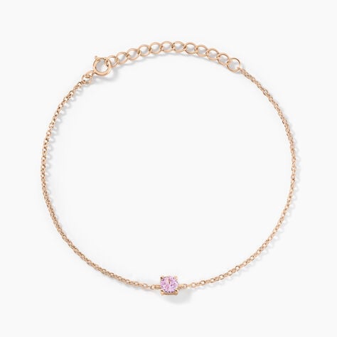 Bracelet Rio Argent Rose Oxyde De Zirconium - Bracelets Femme | Histoire d&rsquo;Or