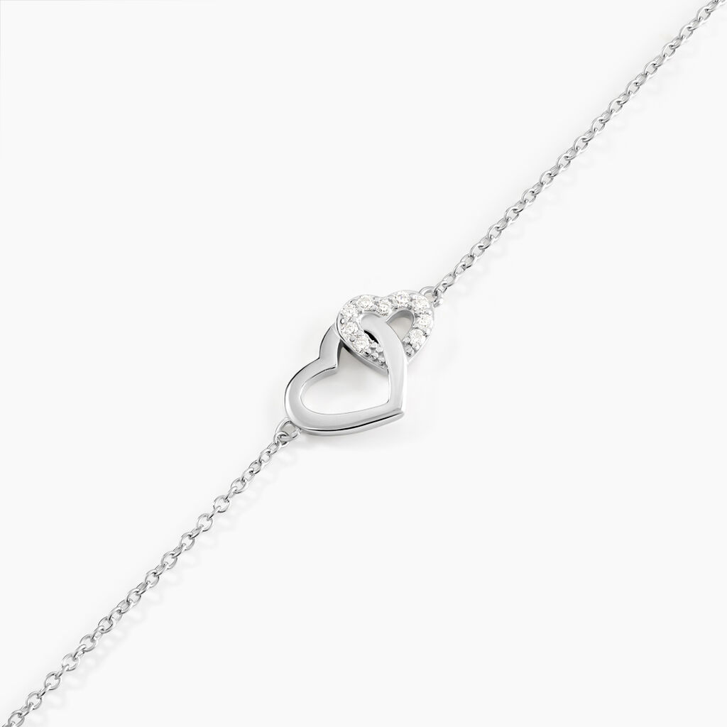 Bracelet Azylis Argent Blanc Oxyde De Zirconium - Bracelets Femme | Histoire d’Or