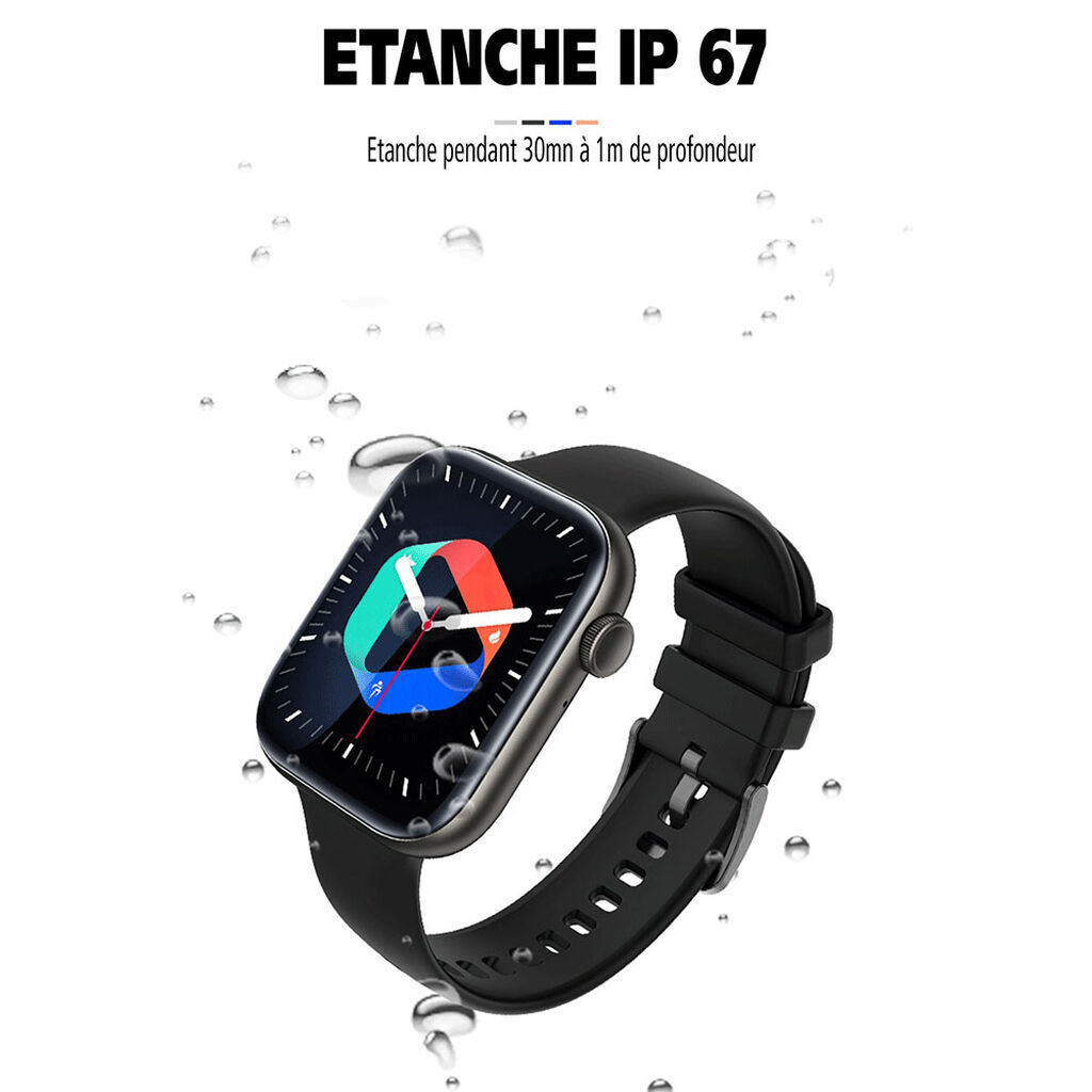 Montre Connect&eacute;e Tekday - Montres connect&eacute;es Unisex | Histoire d&rsquo;Or