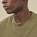 Cha&icirc;ne Ilan Maille For&ccedil;at Ronde Or Blanc - Chaines Unisex | Histoire d&rsquo;Or