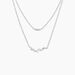 Collier Eclat d'Aurore Argent Blanc Oxyde De Zirconium - Colliers fantaisie Femme | Histoire d&rsquo;Or