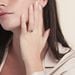 Bague Plaqu&eacute; Or Eugenie Pierre Synth&eacute;tique - Bagues solitaires Femme | Histoire d&rsquo;Or