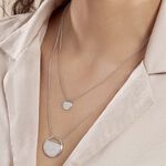 Collier Laetizia Clara Argent Blanc Oxyde De Zirconium - Colliers doubles et triples cha&icirc;nes Femme | Histoire d&rsquo;Or
