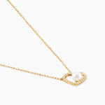 Collier Or Jaune Cagiris Oxydes Et Perle De Culture - F&ecirc;te des m&egrave;res Femme | Histoire d&rsquo;Or