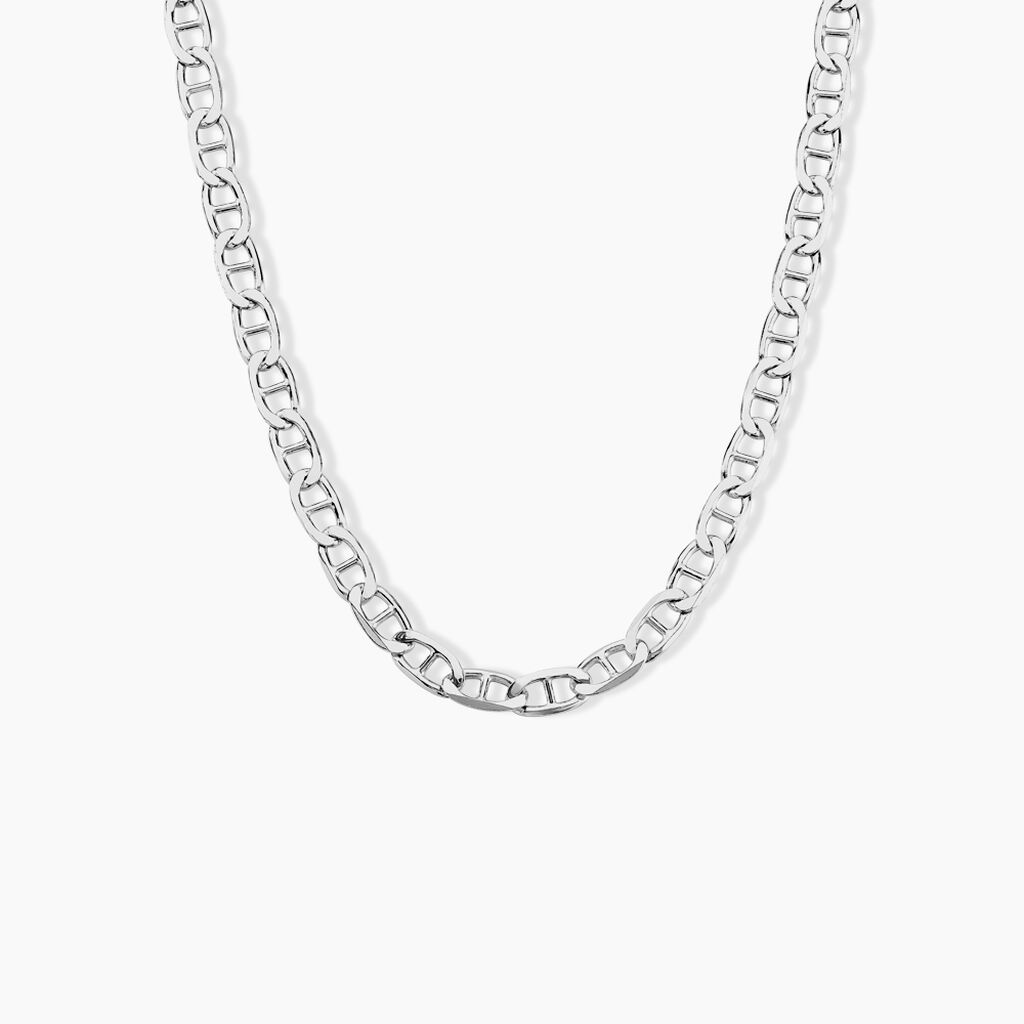 Chaine Piato Argent Blanc - Chaines Homme | Histoire d’Or