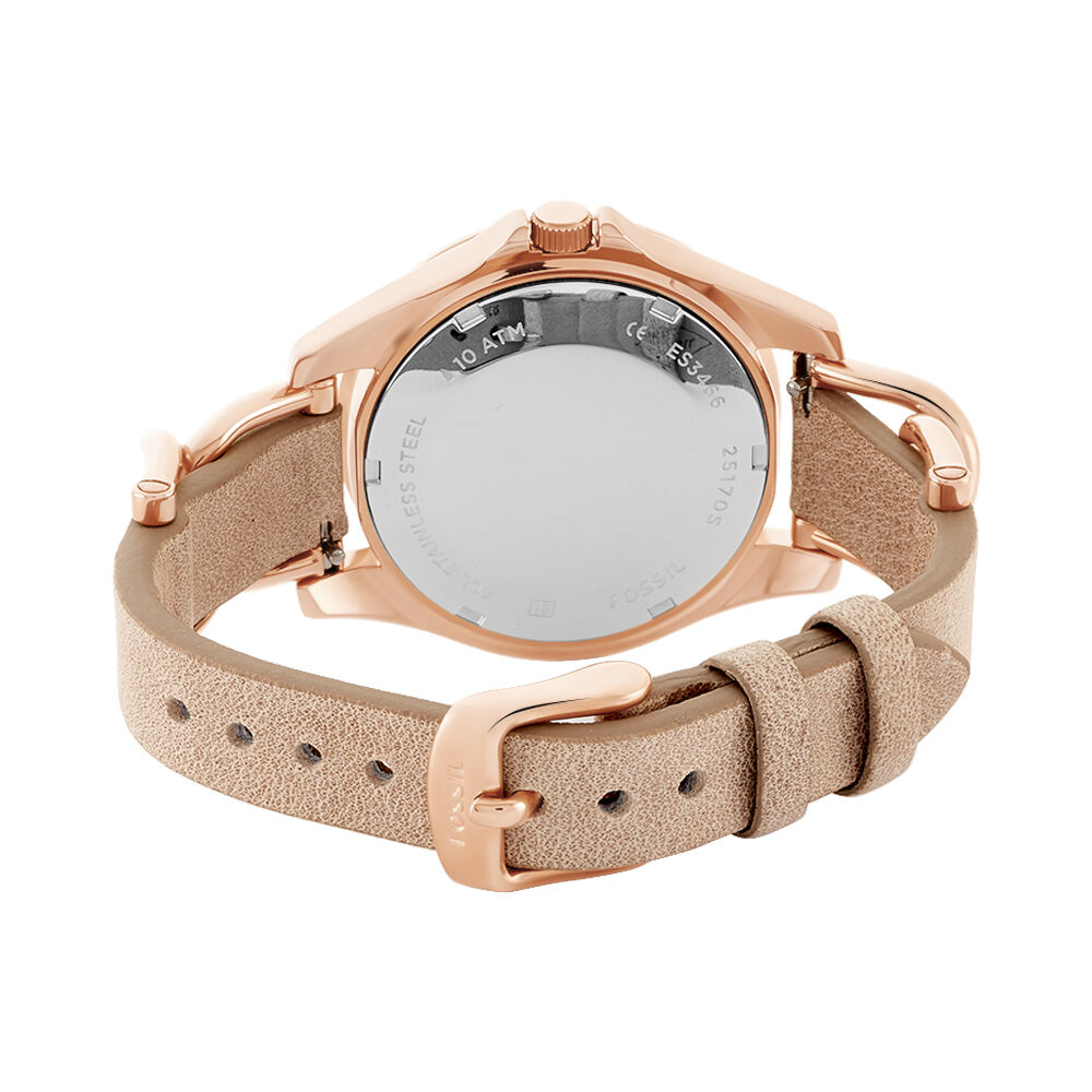 Montres Fossil ES3466 Acier Boucle Ardillon Strass Ronde Rose Ronde -  HIMFRQ30060 • Histoire d'Or
