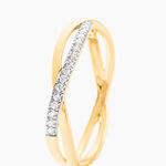 Bague Eister Or Jaune Oxyde De Zirconium - Bagues avec pierre Femme | Histoire d&rsquo;Or