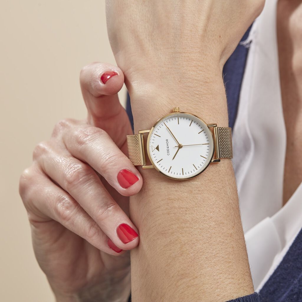Montre Codhor Cindy Blanc - Montres Femme | Histoire d’Or