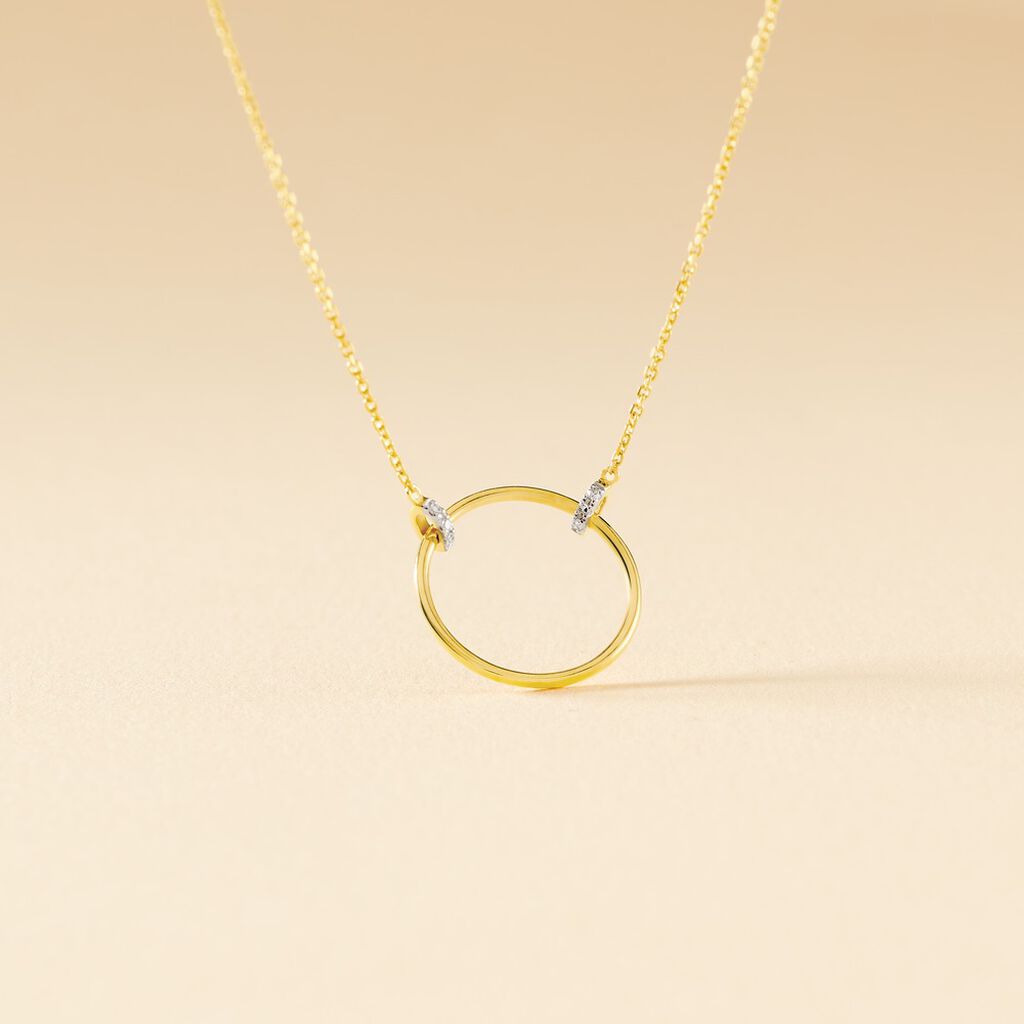 Collier Proserpine Or Jaune Diamant - Colliers Femme | Histoire d’Or