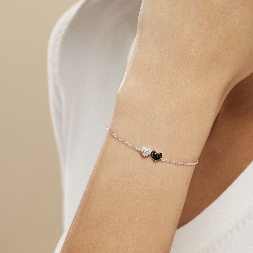 Bracelet Clementine Argent Blanc Oxyde De Zirconium - Bracelets Femme | Histoire d’Or