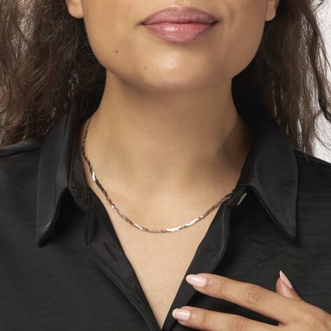 Collier Jasmin Tresse 3 Fils Or Tricolore - Colliers Femme | Histoire d’Or