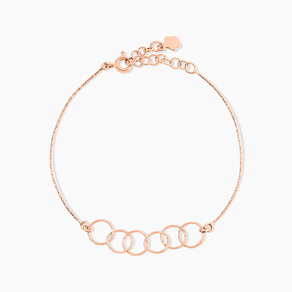 Bracelet Argent Rose Bulle - Bracelets Femme | Histoire d’Or
