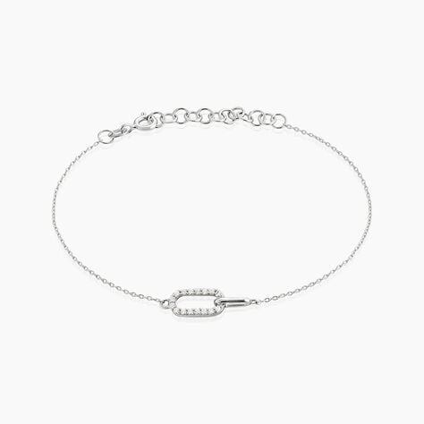 Bracelet Tracee Argent Blanc Oxyde De Zirconium - Bracelets Femme | Histoire d&rsquo;Or