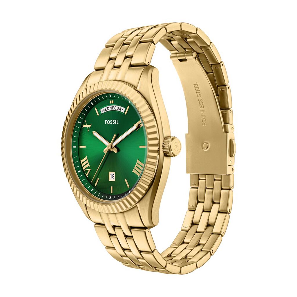 Montre Fossil Campbell Vert - Montres Homme | Histoire d’Or