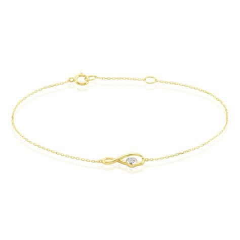 Bracelet Or Jaune Minossa Diamants - Bracelets Femme | Histoire d&rsquo;Or