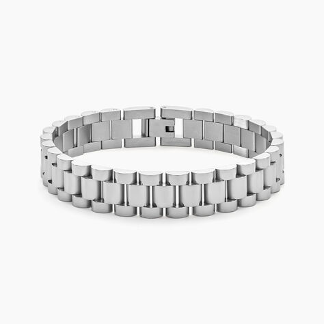 Bracelet Najac Acier Blanc - Bracelets Homme | Histoire d&rsquo;Or