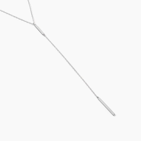 Collier Katell Argent Blanc - Colliers fantaisie Femme | Histoire d&rsquo;Or