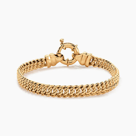 Bracelet Violette Plaqu&eacute; Or Jaune - Bracelets cha&icirc;ne Femme | Histoire d&rsquo;Or