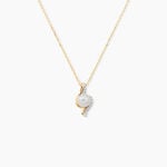 Collier Grazilla Or Jaune Perle De Culture Oxyde De Zirconium - Colliers Femme | Histoire d&rsquo;Or