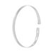 Bracelet Jonc Gravita Argent Blanc - Bracelets fantaisie Femme | Histoire d’Or