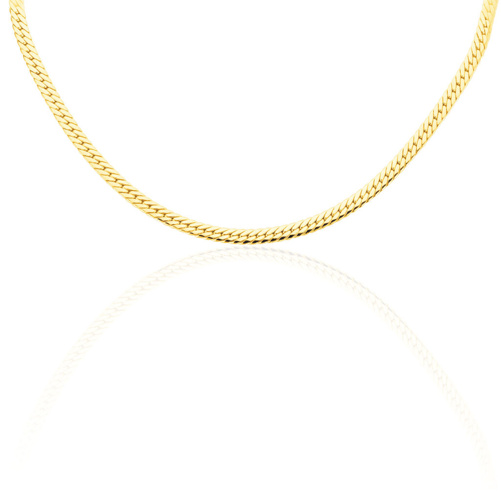 Collier Doline Maille Anglaise Or Jaune - Chaines Femme | Histoire d’Or