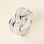 Bague Leopoldine Or Blanc Diamant - Bagues avec pierre Femme | Histoire d&rsquo;Or