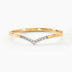 Bague Or Jaune Kaitlynn Diamant - Bagues solitaires Femme | Histoire d&rsquo;Or